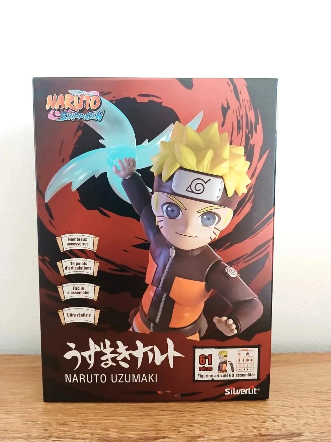 Figurine 12cm Silverlit Hero Builder Naruto Sasuke Uchiwaà construire